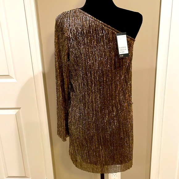 NWT Shimmering H&M cocktail dress - Sz 4. - Picture 3 of 6